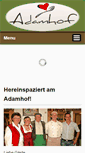 Mobile Screenshot of adamhof.de